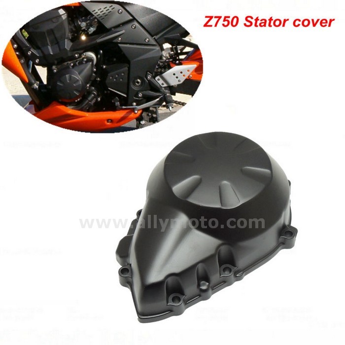 65 Z750 Engine Stator Crank Case Generator Cover Kawasaki 2007-2009 Aluminum@3